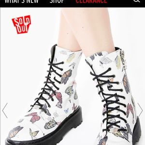 Butterfly Platform Boots